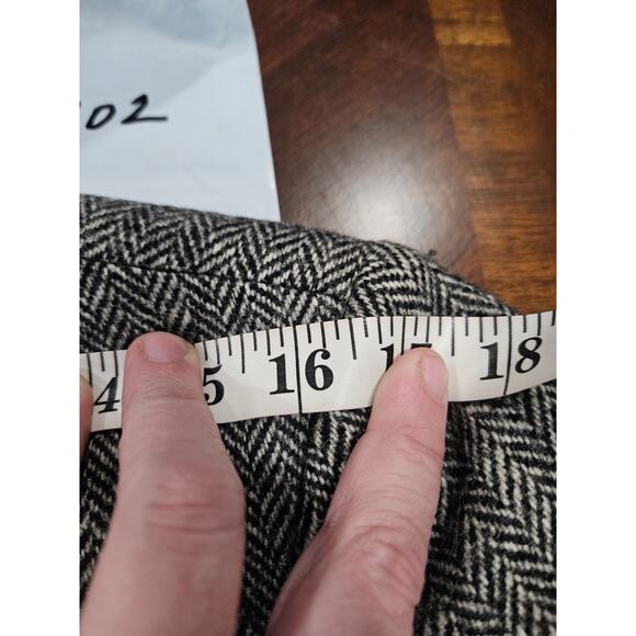 Burberry Men's Black Wool Tweed Suit Blazer Suit Jacket Size 52 - Picture 7 of 10